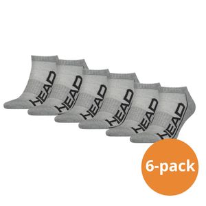 HEAD Sneakersokken Performance 6-pack Grijs-43/46