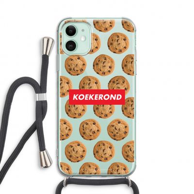 Koekerond: iPhone 11 Transparant Hoesje met koord