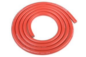 Team Corally - Ultra V+ Siliconen kabel - Super flexibel - Rood - 10AWG