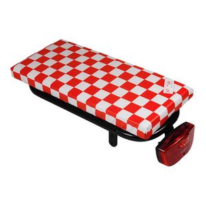 Bagagedragerkussen Cushie Red Checker