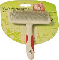 Kattenborstel slicker soft large - Gebr de boon