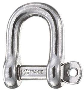 Wichard D-sluiting Gevangen Pin Rvs 12 Mm Default