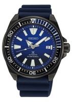 Horlogeband Seiko SRPD09K1 / 4R35-01X0 Rubber Blauw 22mm