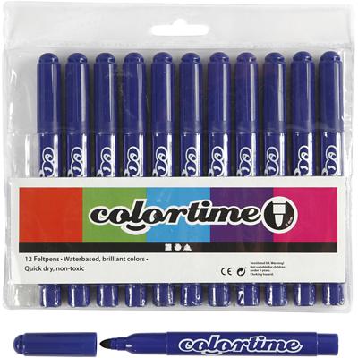 Creativ Company Donkerblauw jumbo stiften, 12st.