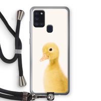 Duke: Samsung Galaxy A21s Transparant Hoesje met koord