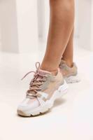 Guess Runner Carrli Sneaker Dames Wit/Lichtblauw - Maat 38 - Kleur: LichtblauwWit | Soccerfanshop