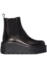 Valentino Garavani bottines chelsea à plateforme - Noir