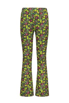B.Nosy zomer flair broek meisjes - groen/geel AOP - Phoebe