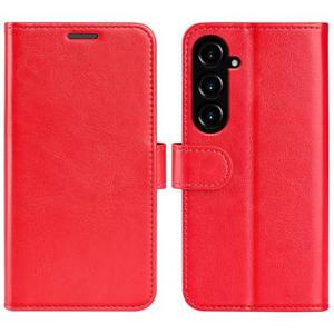 Samsung Galaxy S23 FE Wallet Case met Magnetische Sluiting - Rood