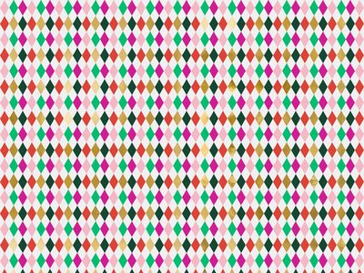 Cadeaupapier Ruit Gekleurd