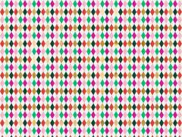 Cadeaupapier Ruit Gekleurd