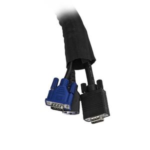 StarTech.com WKSTNCM Cable sleeve Zwart 1stuk(s) kabelbeheersysteem