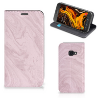 Samsung Galaxy Xcover 4s Standcase Marble Pink - Origineel Cadeau Vriendin - thumbnail