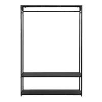 Leen Bakker - Halmeubel Isabelle - 175x118x40 Cm - Metaal - Zwart
