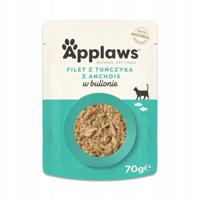 APPLAWS Tuna fillet with anchovy & seaweed in broth - nat kattenvoer - 70g