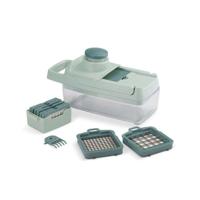 Mandolina multifunzione - Livoo - MEN435 - 8 lame in acciaio inox - Vassoio di raccolta da 1,5 l - Sicura da usare