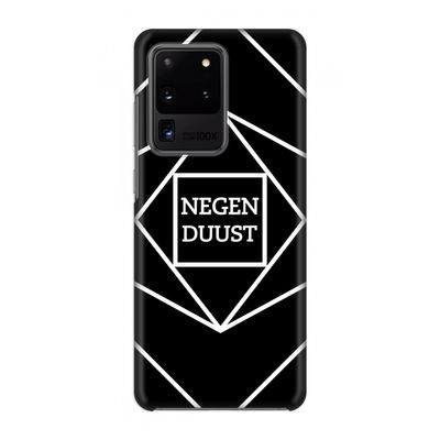 Negenduust geometrisch: Volledig geprint Samsung Galaxy S20 Ultra Hoesje