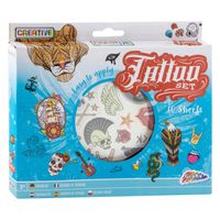 Grafix tattoo set blauw