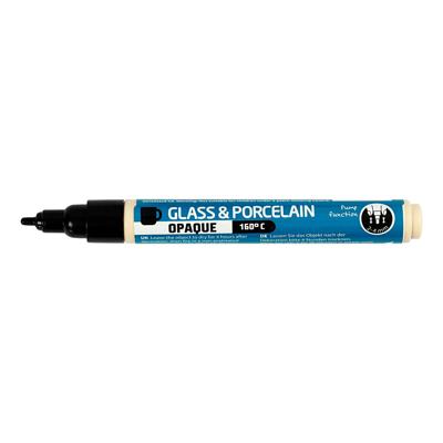 Creativ Company Glas- en porseleinstift dekkend - zwart