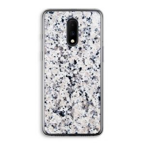 Gespikkelde marmer: OnePlus 7 Transparant Hoesje