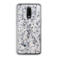 Gespikkelde marmer: OnePlus 7 Transparant Hoesje