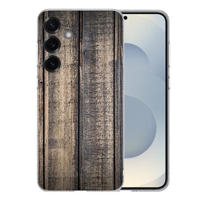 TPU Hoesje Samsung Galaxy S25 Plus - Steigerhout Backcover TPU Hoesje Samsung Galaxy S25 Plus - Steigerhout Backcover