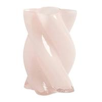 &klevering Marshmallow Opaque Vaas H 19,5 x Ø 13,5 cm - Roze &klevering Marshmallow Opaque Vaas H 19,5 x Ø 13,5 cm - Roze