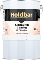 Holdbar Anti Graffiti Coating Telegrijs 4 (RAL 7047) 2,5 Kg