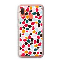 Colored Giraffe: Samsung Galaxy A20e Transparant Hoesje