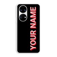 Namecase: Huawei P50 Transparant Hoesje Namecase: Huawei P50 Transparant Hoesje