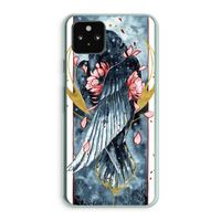 Golden Raven: Google Pixel 5a 5G Transparant Hoesje