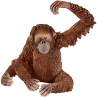 Schleich Wild Life - Orang-oetan vrouw speelfiguur 14775 - thumbnail