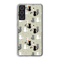 Katten: Samsung Galaxy S21 FE Transparant Hoesje