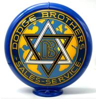 Dodge Brothers Benzinepomp Bol - Glazen Lenzen Dodge Brothers Benzinepomp Bol - Glazen Lenzen
