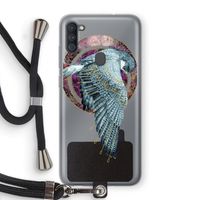 Golden Falcon: Samsung Galaxy A11 Transparant Hoesje met koord