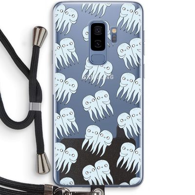 Octopussen: Samsung Galaxy S9 Plus Transparant Hoesje met koord