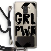 Girl Power #2: Samsung Galaxy A8 (2018) Transparant Hoesje met koord