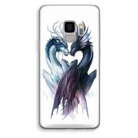 Yin Yang Dragons: Samsung Galaxy S9 Transparant Hoesje