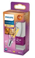 Philips led lamp E14 40W 470Lm kaars helder dimbaar - thumbnail