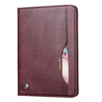 Knead huidtextuur horizontaal Flip lederen case voor iPad 9 7 2018/2017/Air/Air 2/Pro 9 7 met foto frame & houder & kaartsleuven & portemonnee (wijn