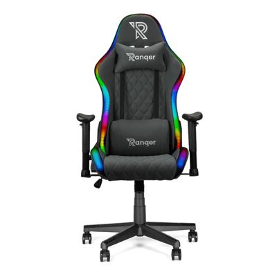 Ranqer Halo Fabric gamestoel (van stof) RGB / LED grijs