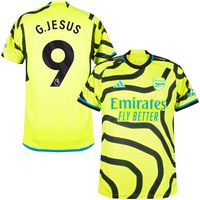 Arsenal Shirt Uit 2023-2024 + G.Jesus 9