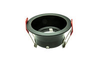 LED inbouwspot 85mm zwart verzonken lichtbron verdiept liggend 148-581