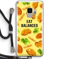 Eat Balanced: Samsung Galaxy S9 Transparant Hoesje met koord