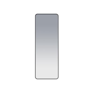 Saniclass Retro Line Rectangle Spiegel - 140x50cm - rechthoek - afgerond - frame - mat zwart NAK002-RECT-MB