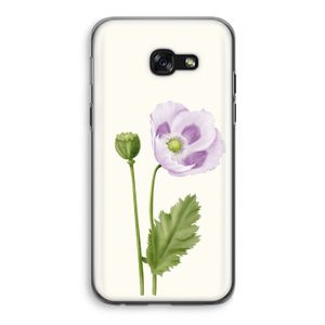 Purple poppy: Samsung Galaxy A5 (2017) Transparant Hoesje