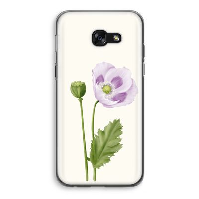 Purple poppy: Samsung Galaxy A5 (2017) Transparant Hoesje