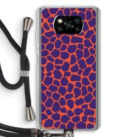 Purple Giraffe: Xiaomi Poco X3 NFC Transparant Hoesje met koord
