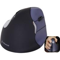 Evoluent Vertical Mouse 4 VM4RW Ergonomische muis Radiografisch Optisch Zwart, Zilver 6 Toetsen 2800 dpi Ergonomisch