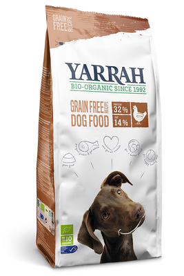 Yarrah Dog Droog Bio Graanvrij Kip&Vis 10kg